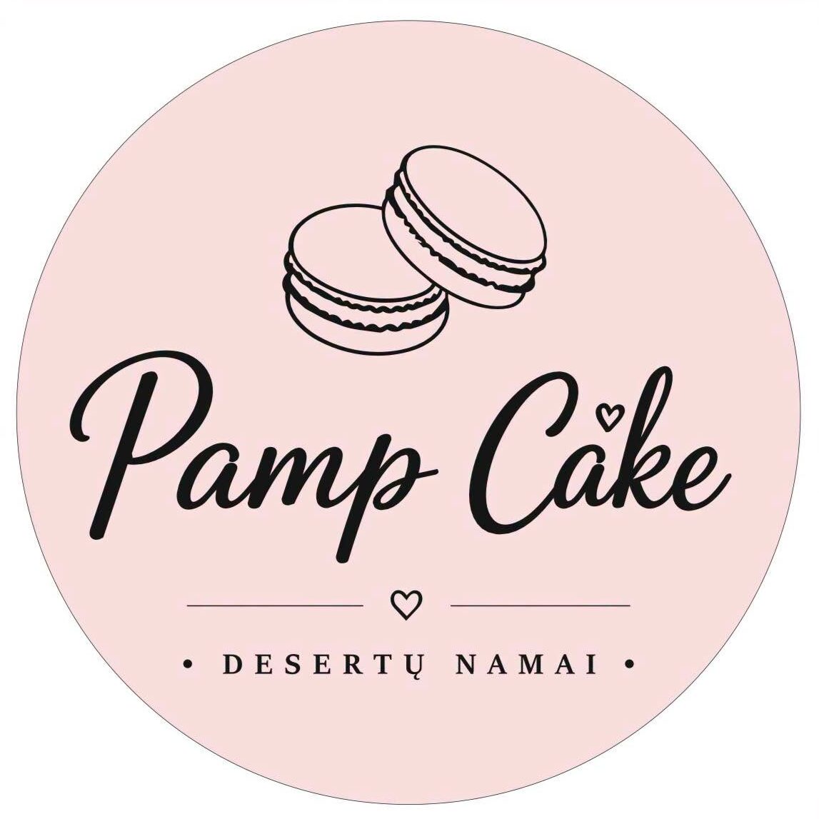 Pamp Cake desertų namų logotipas